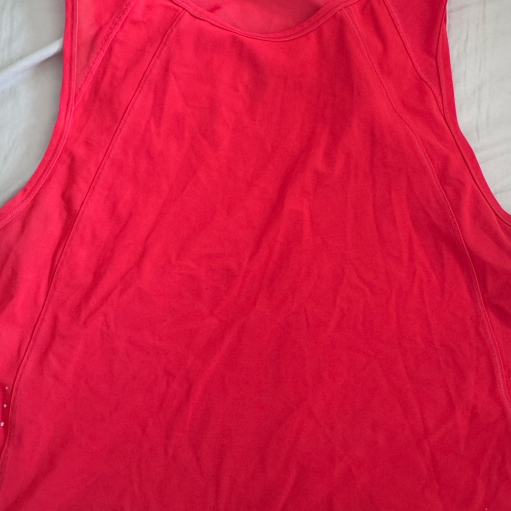 lululemon athletica Bright Coral Racerback Tank